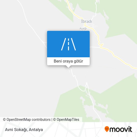 Avni Sokağı harita