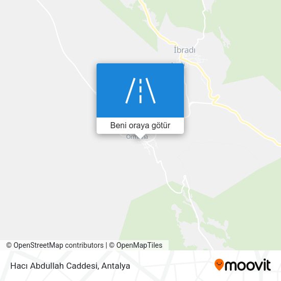 Hacı Abdullah Caddesi harita