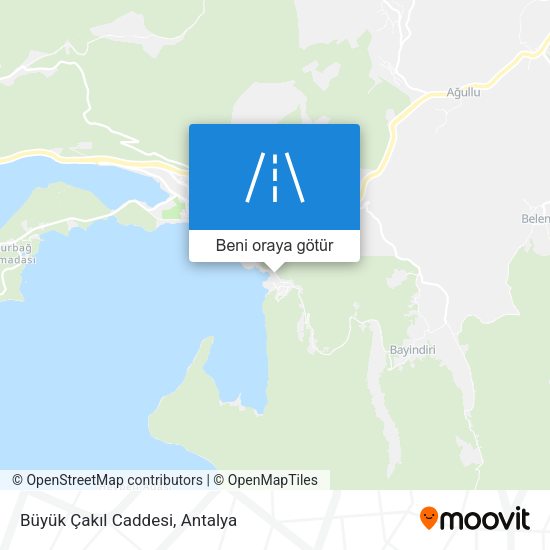 Büyük Çakıl Caddesi harita