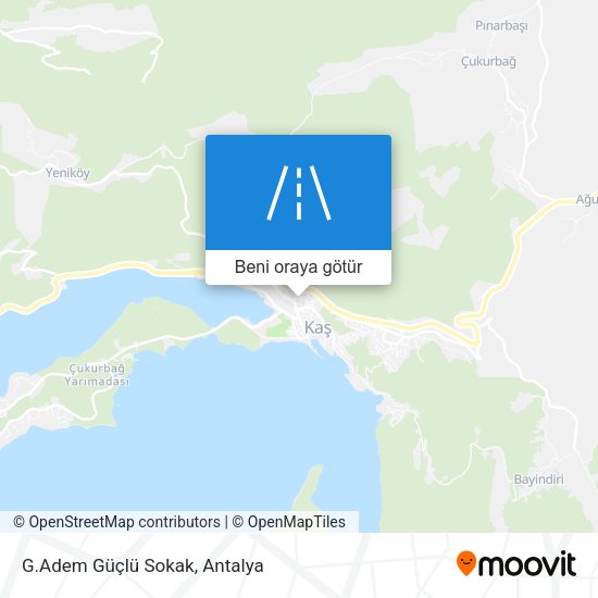 G.Adem Güçlü Sokak harita