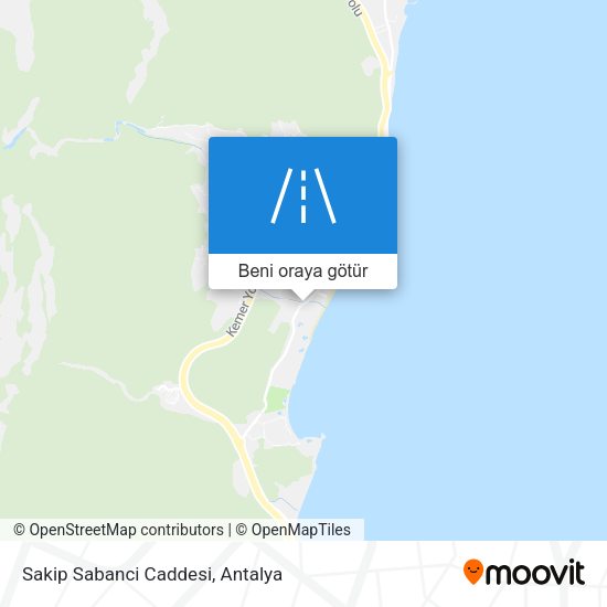 Sakip Sabanci Caddesi harita