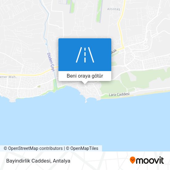 Bayindirlik Caddesi harita