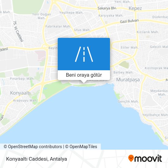 Konyaaltı Caddesi harita