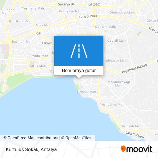 Kurtuluş Sokak harita