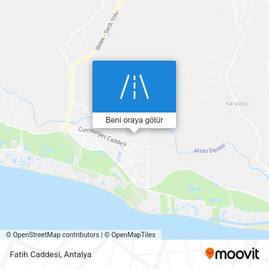 Fatih Caddesi harita