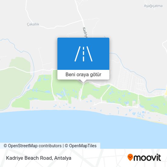 Kadriye Beach Road harita