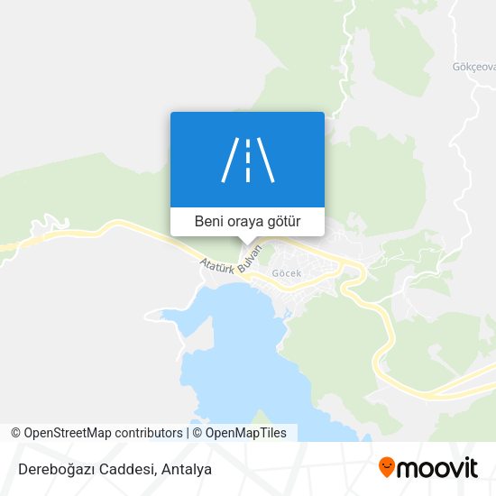 Dereboğazı Caddesi harita