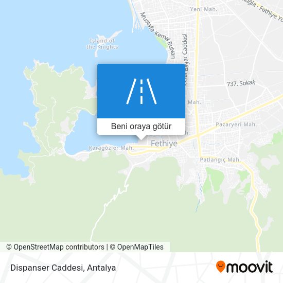 Dispanser Caddesi harita