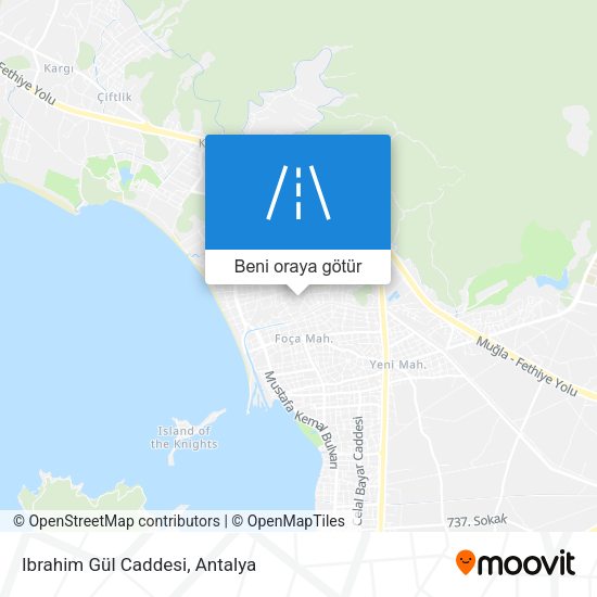 Ibrahim Gül Caddesi harita
