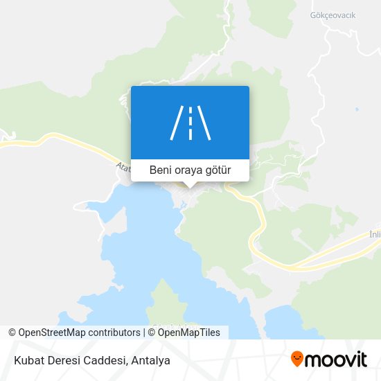 Kubat Deresi Caddesi harita