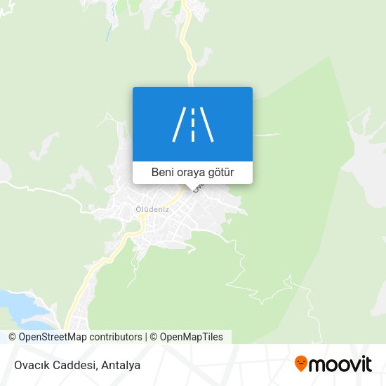 Ovacık Caddesi harita