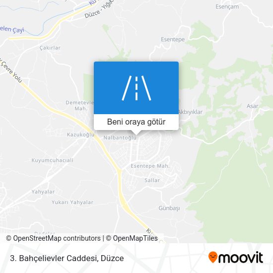 3. Bahçelievler Caddesi harita