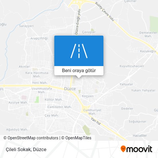 Çileli Sokak harita