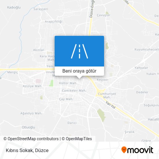 Kıbrıs Sokak harita