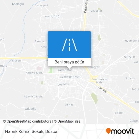 Namık Kemal Sokak harita