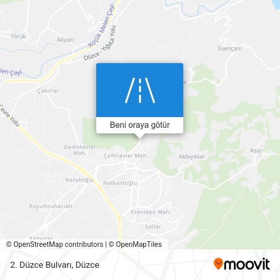 2. Düzce Bulvarı harita