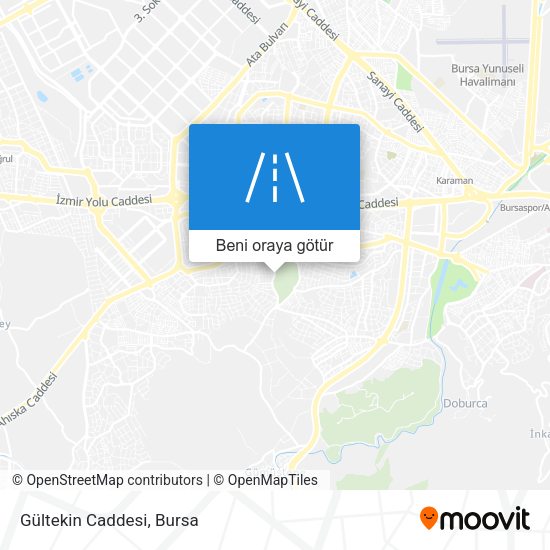Gültekin Caddesi harita