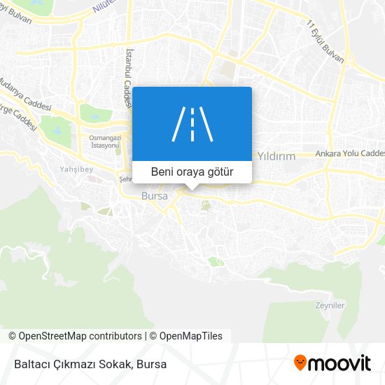 Baltacı Çıkmazı Sokak harita