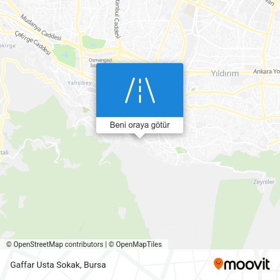 Gaffar Usta Sokak harita