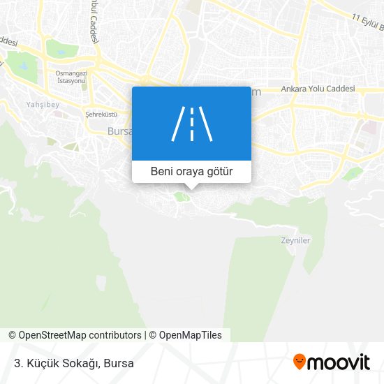 3. Küçük Sokağı harita