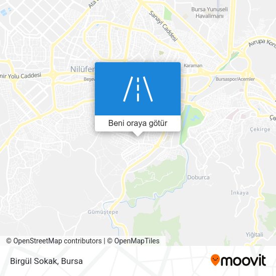 Birgül Sokak harita