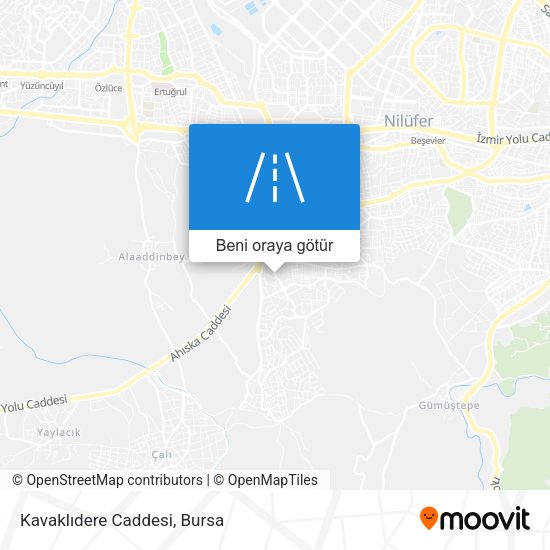Kavaklıdere Caddesi harita