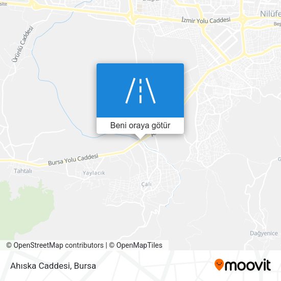 Ahıska Caddesi harita