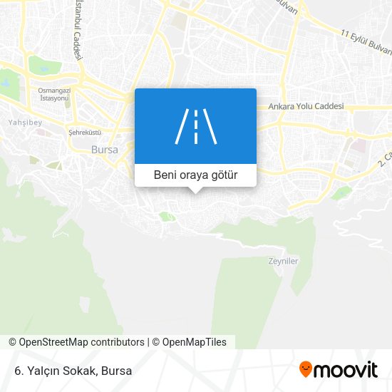 6. Yalçın Sokak harita