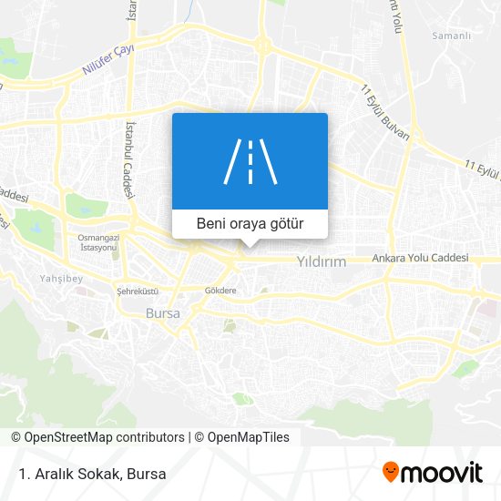 1. Aralık Sokak harita
