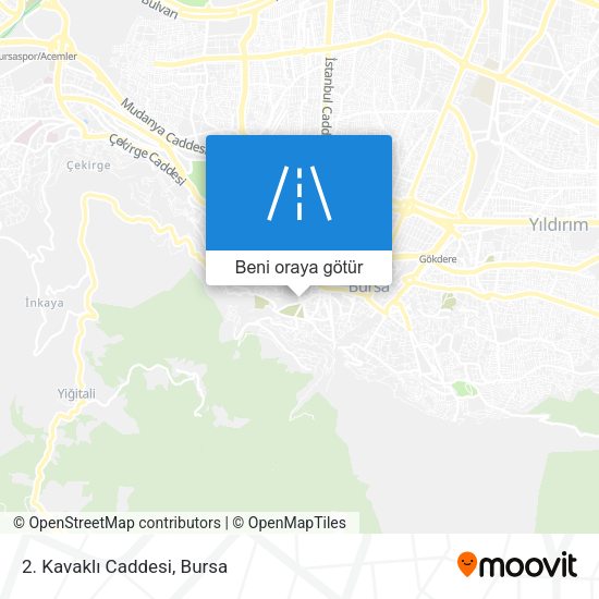 2. Kavaklı Caddesi harita