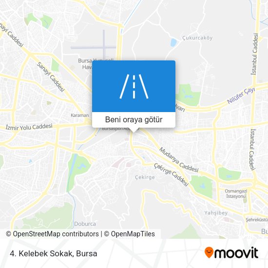 4. Kelebek Sokak harita