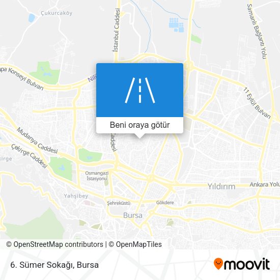 6. Sümer Sokağı harita
