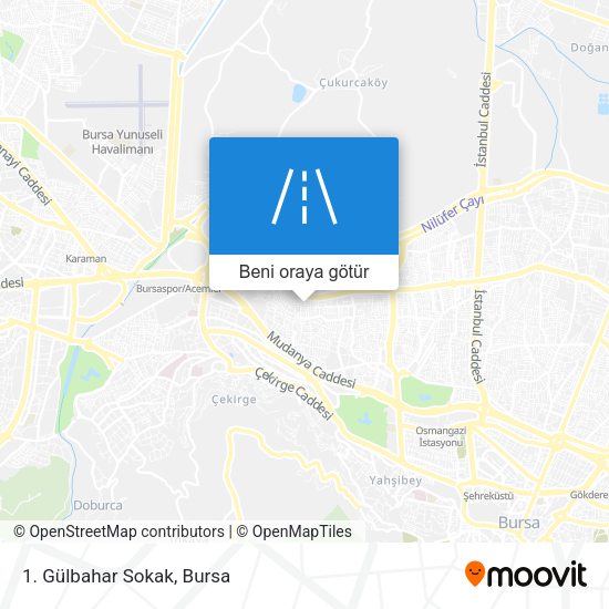 1. Gülbahar Sokak harita