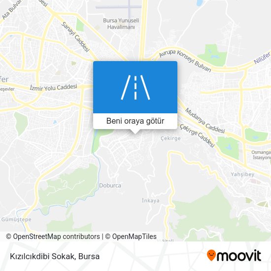 Kızılcıkdibi Sokak harita