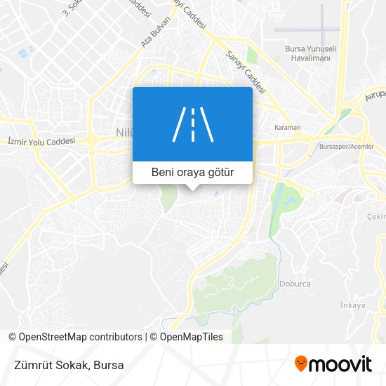 Zümrüt Sokak harita