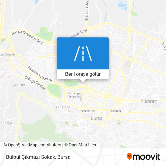 Bülbül Çıkmazı Sokak harita