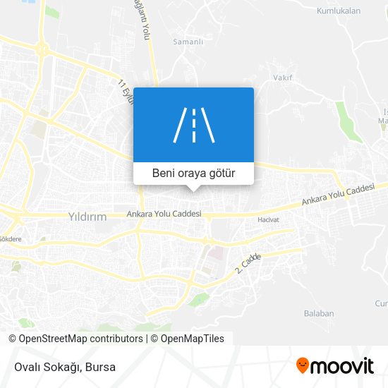 Ovalı Sokağı harita