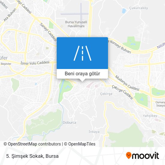 5. Şimşek Sokak harita