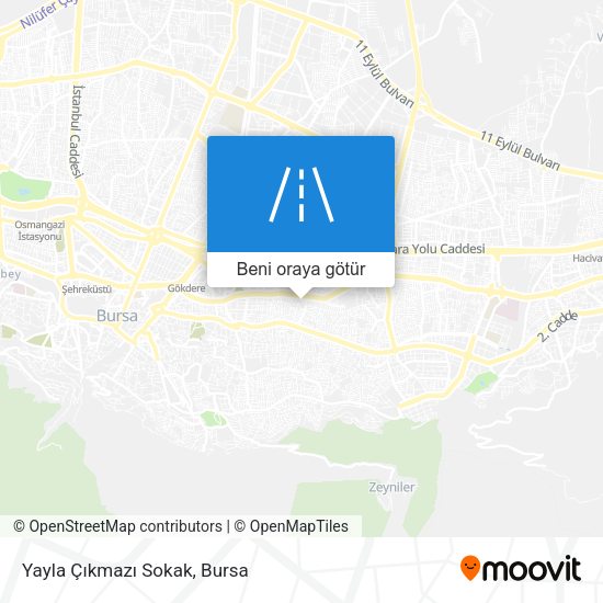 Yayla Çıkmazı Sokak harita