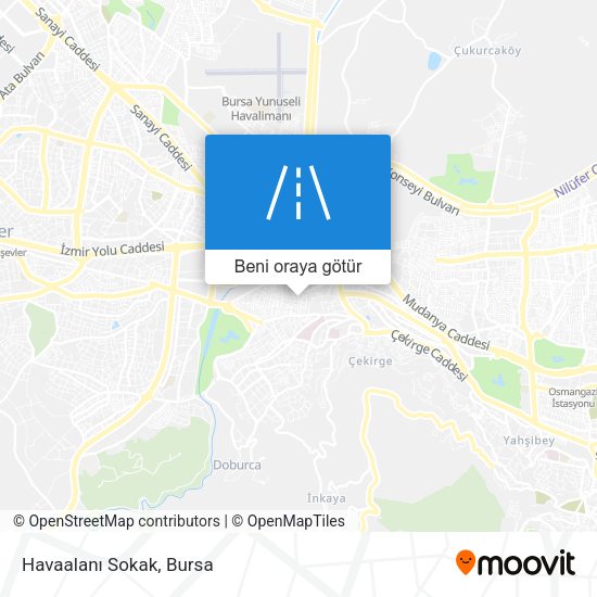 Havaalanı Sokak harita