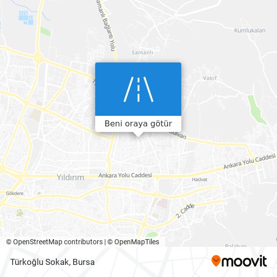 Türkoğlu Sokak harita