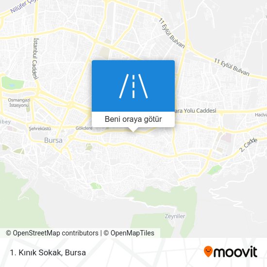 1. Kınık Sokak harita