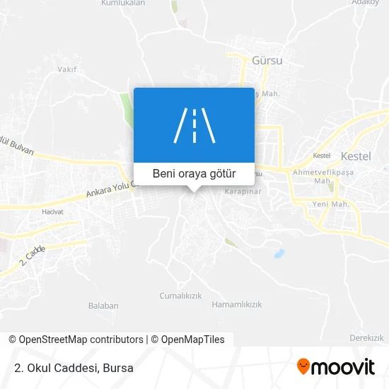 2. Okul Caddesi harita
