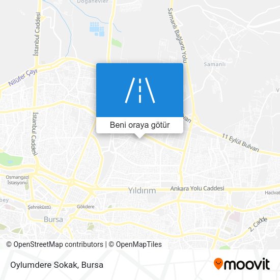 Oylumdere Sokak harita