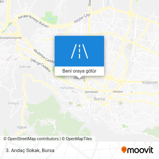 3. Andaç Sokak harita