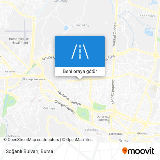 Soğanlı Bulvarı harita