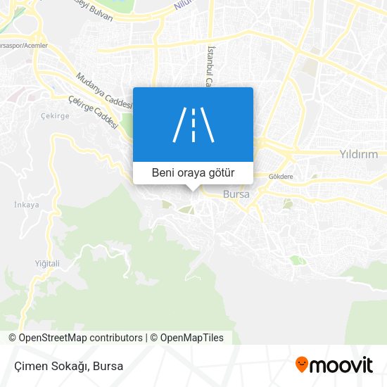 Çimen Sokağı harita