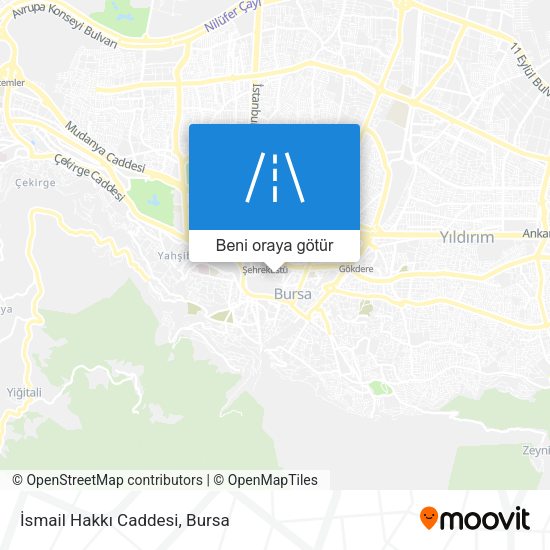 İsmail Hakkı Caddesi harita