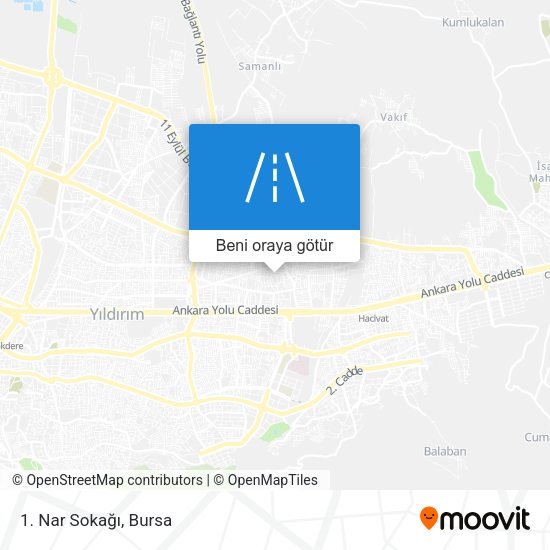 1. Nar Sokağı harita