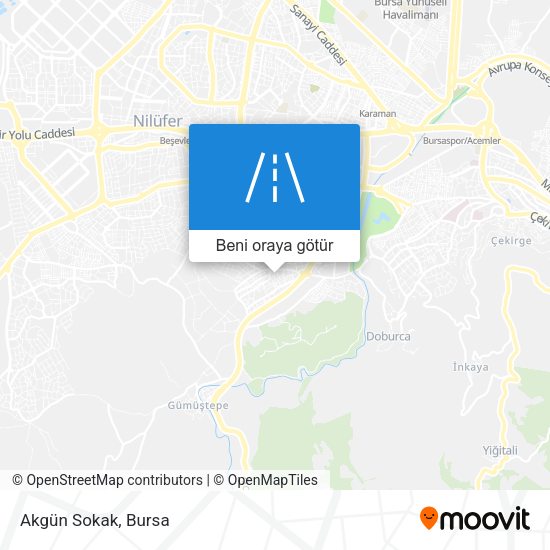 Akgün Sokak harita